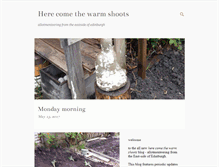 Tablet Screenshot of herecomethewarmshoots.blogspot.com