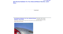 Desktop Screenshot of nissanmaxima2010.blogspot.com