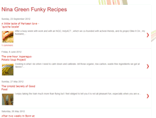 Tablet Screenshot of ninagreenfunkyrecipes.blogspot.com