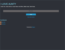 Tablet Screenshot of ilove-aunty.blogspot.com