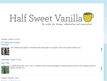 Tablet Screenshot of halfsweetvanilla.blogspot.com