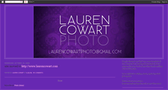 Desktop Screenshot of laurencowartphoto.blogspot.com