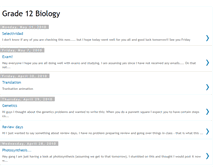 Tablet Screenshot of gr12biology.blogspot.com