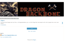 Tablet Screenshot of dragonbackbone.blogspot.com