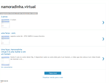 Tablet Screenshot of namoradinha-virtual.blogspot.com