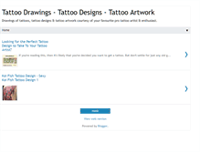 Tablet Screenshot of drawingsoftattoos.blogspot.com