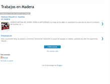 Tablet Screenshot of manuel-trabajosenmadera.blogspot.com