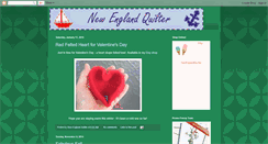 Desktop Screenshot of newenglandquilter.blogspot.com