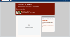 Desktop Screenshot of caciquesdehidalgo.blogspot.com