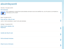 Tablet Screenshot of aboutmileyworld.blogspot.com