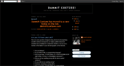 Desktop Screenshot of dammitcoetzee.blogspot.com