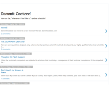 Tablet Screenshot of dammitcoetzee.blogspot.com