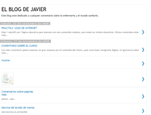 Tablet Screenshot of elblogdejavier-javier.blogspot.com