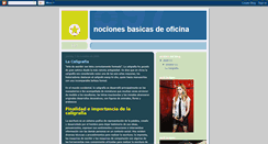 Desktop Screenshot of nocionesbasicasdeoficina.blogspot.com