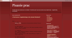Desktop Screenshot of pisanieprac2012.blogspot.com