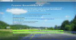 Desktop Screenshot of pnramesh.blogspot.com