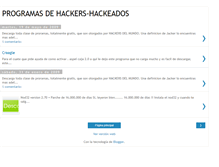 Tablet Screenshot of programasdehackers-hackeados.blogspot.com