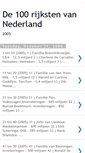 Mobile Screenshot of de100rijksten.blogspot.com