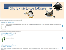 Tablet Screenshot of dibujoypintoconsoftwarelibre.blogspot.com