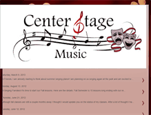 Tablet Screenshot of centerstagemusiccedarcity.blogspot.com