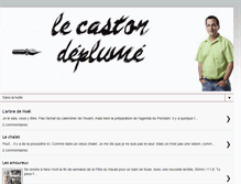 Tablet Screenshot of castordeplume.blogspot.com