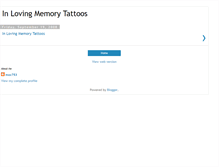 Tablet Screenshot of in-loving-memory-tattoos.blogspot.com