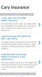 Mobile Screenshot of caryinsurance.blogspot.com