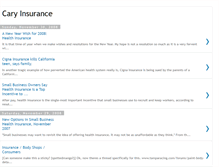 Tablet Screenshot of caryinsurance.blogspot.com