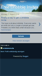 Mobile Screenshot of dribbbleinvites.blogspot.com