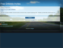 Tablet Screenshot of dribbbleinvites.blogspot.com