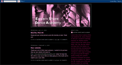 Desktop Screenshot of esdanceacademy.blogspot.com