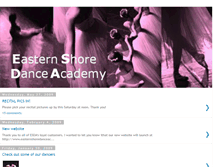 Tablet Screenshot of esdanceacademy.blogspot.com