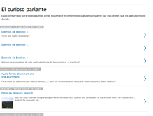 Tablet Screenshot of elcuriosoparlante.blogspot.com