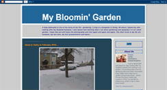 Desktop Screenshot of mybloomingarden.blogspot.com