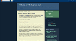 Desktop Screenshot of polonia-es.blogspot.com