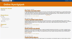 Desktop Screenshot of nyerogepek.blogspot.com