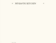 Tablet Screenshot of kaotichectickitchen.blogspot.com