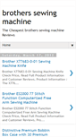 Mobile Screenshot of brotherssewingmachinesave.blogspot.com