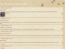 Tablet Screenshot of pastorswifefromtexas.blogspot.com