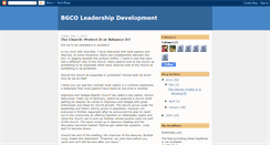 Desktop Screenshot of bgcoleadershipdevelopment.blogspot.com