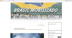 Desktop Screenshot of brasilmobilizado.blogspot.com