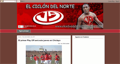 Desktop Screenshot of elciclondelnorte.blogspot.com