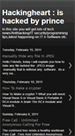Mobile Screenshot of hackingheart.blogspot.com