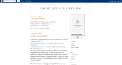 Desktop Screenshot of communityoflearning.blogspot.com