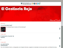 Tablet Screenshot of elcentinelarojo.blogspot.com