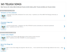 Tablet Screenshot of 365telugusongs.blogspot.com