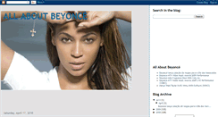 Desktop Screenshot of beyoncein.blogspot.com