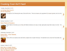 Tablet Screenshot of cookingcoolainthard.blogspot.com