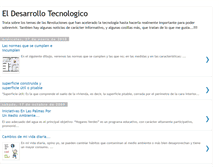 Tablet Screenshot of eldesarrollotecnologico-melani.blogspot.com