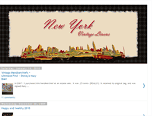 Tablet Screenshot of newyorkvintagelinensvintagelinencare.blogspot.com